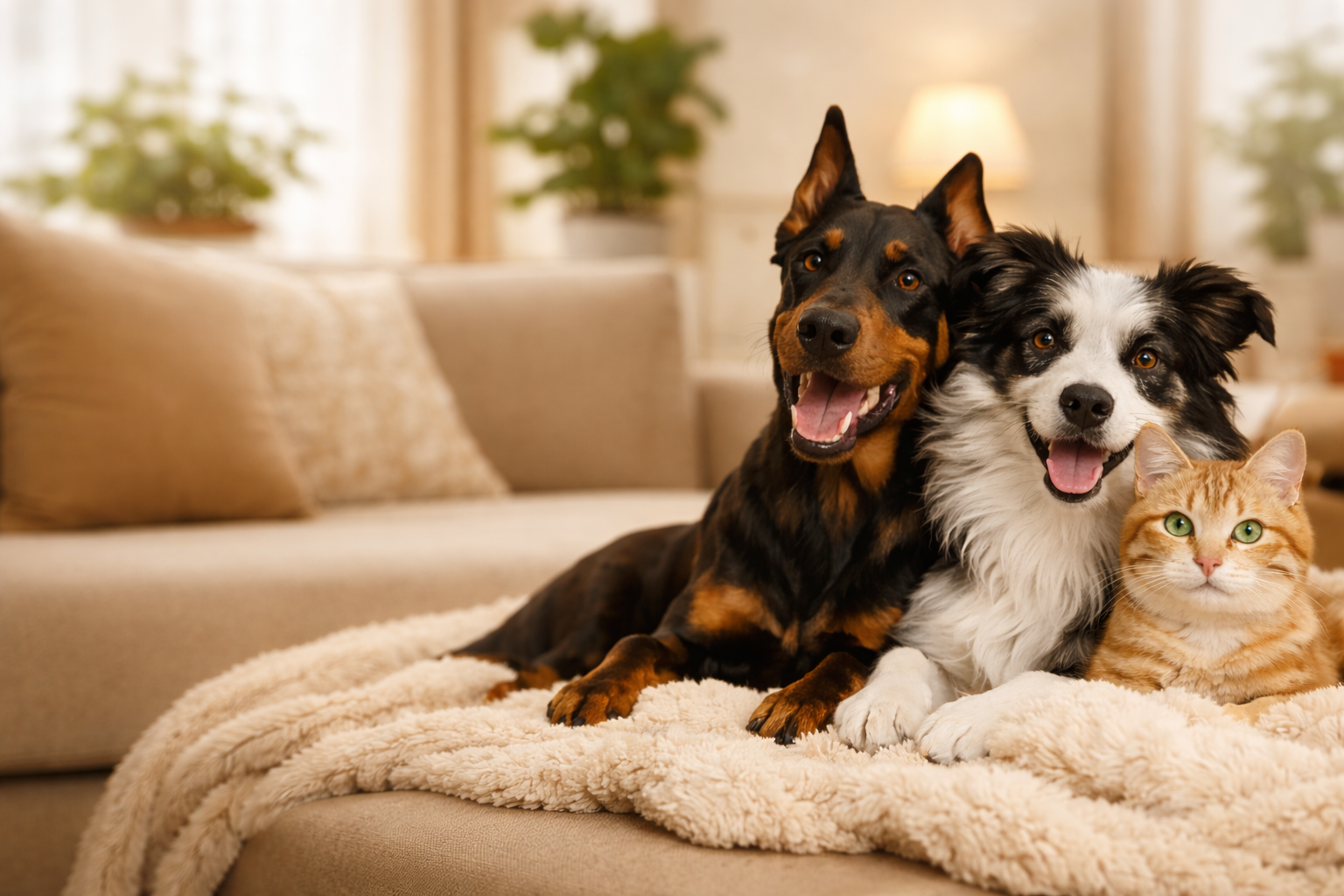 Happy pets